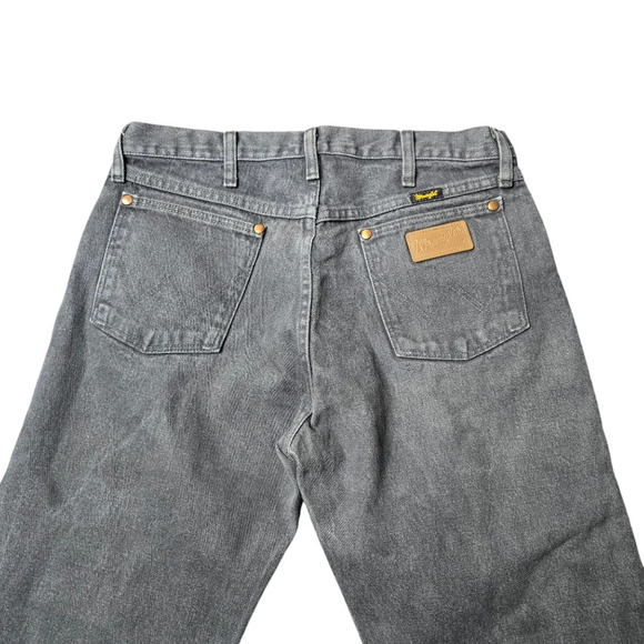 Wrangler Black Washed Out Mens Jean 32x 30 - Picture 3 of 5
